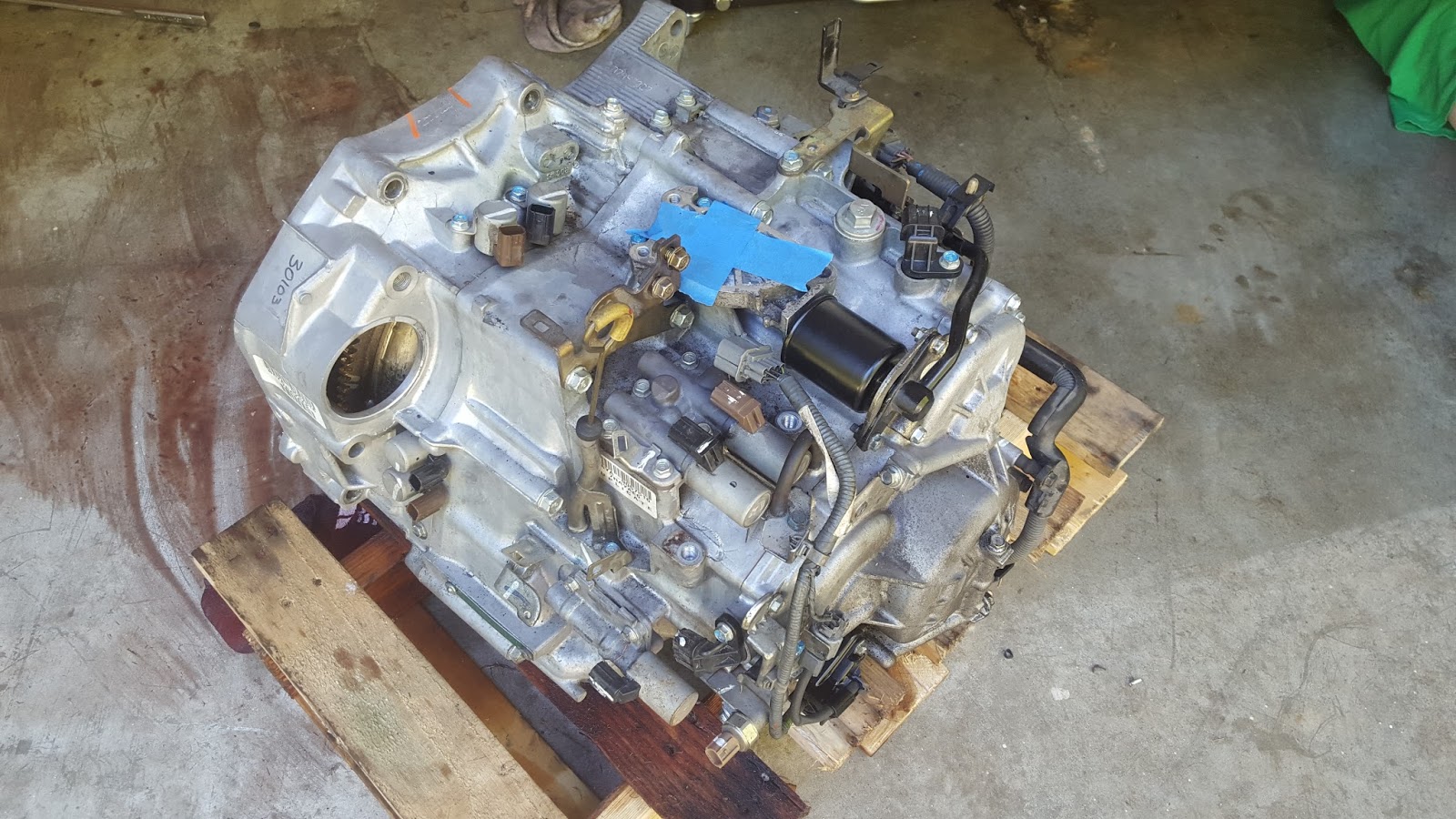New AV6 transmission with all required parts swapped over.