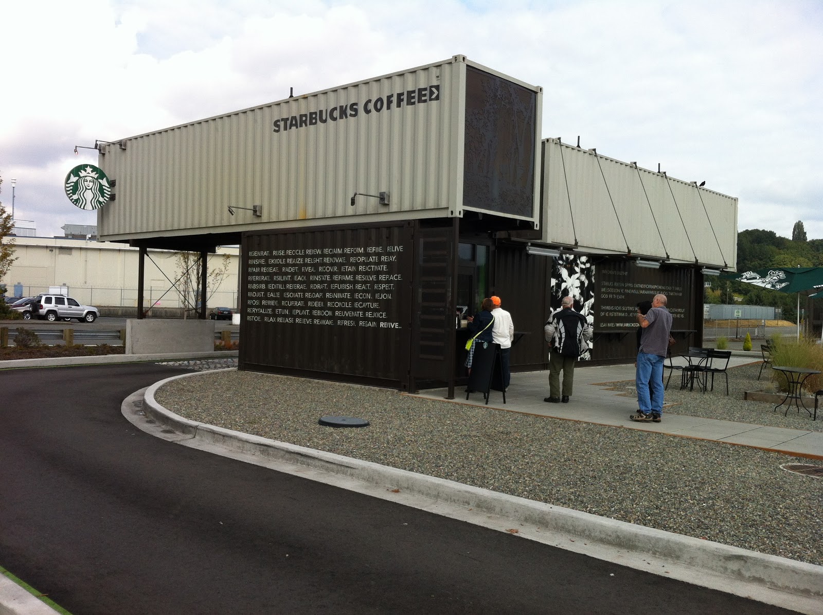 Coffee Buzzed Starbucks EcoFriendly Shipping Container Store