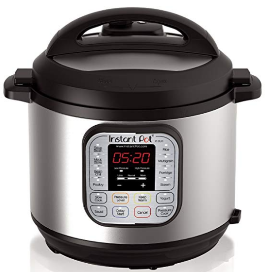 Slow Cooker, Rice Cooker, Steamer, Sauté, Yogurt Maker and Warmer Instant Pot DUO60 6 Qt 7in1