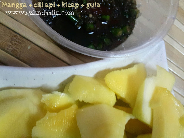 Mangga Cicah Kicap Cili Api Gula Mangga Cicah Kicap Cili Api Gula