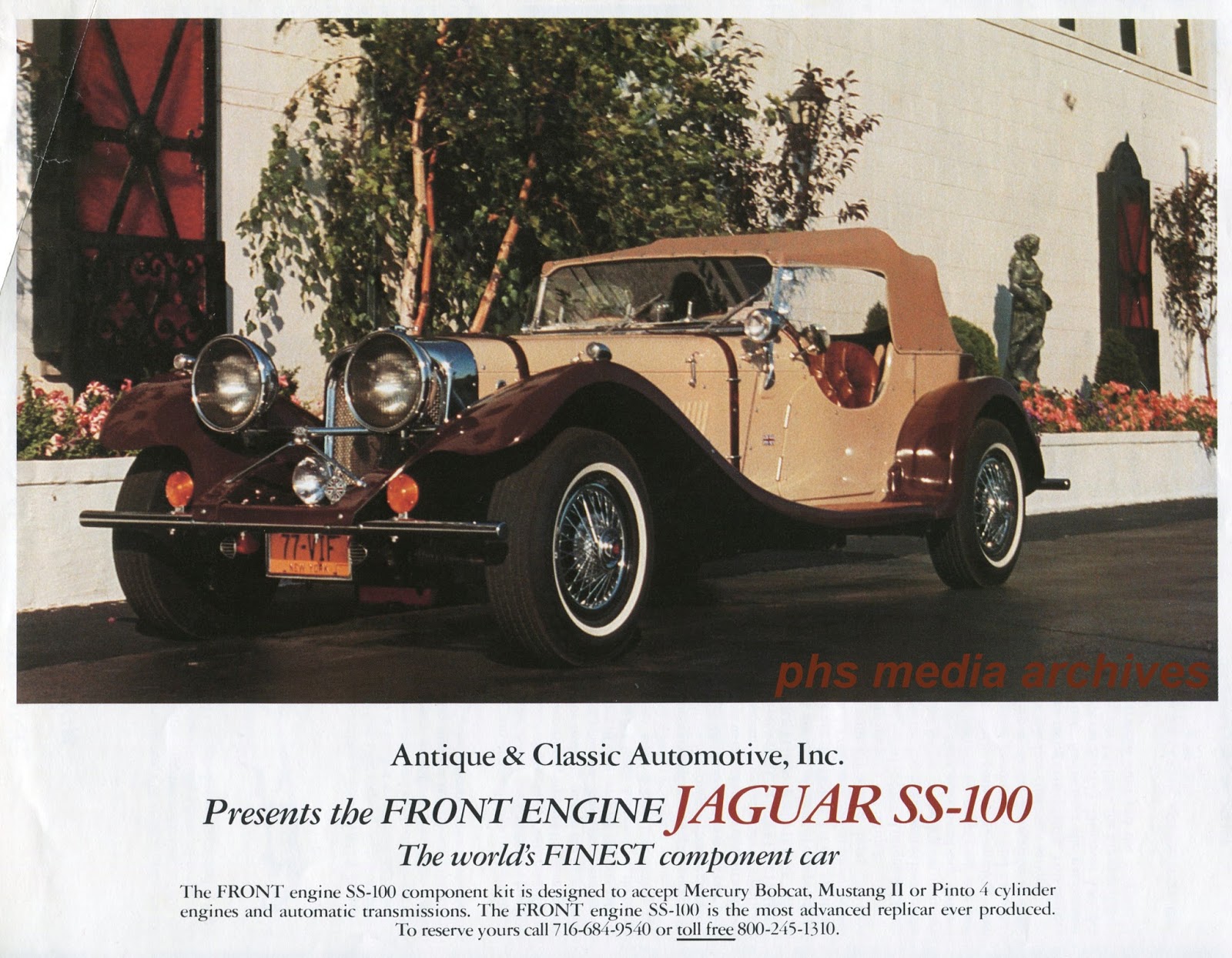315Good Jaguar ss100 antique collectibles cars of buffalo ny for Touring