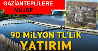 gaziantepte 90 milyonluk içme suyu projesi