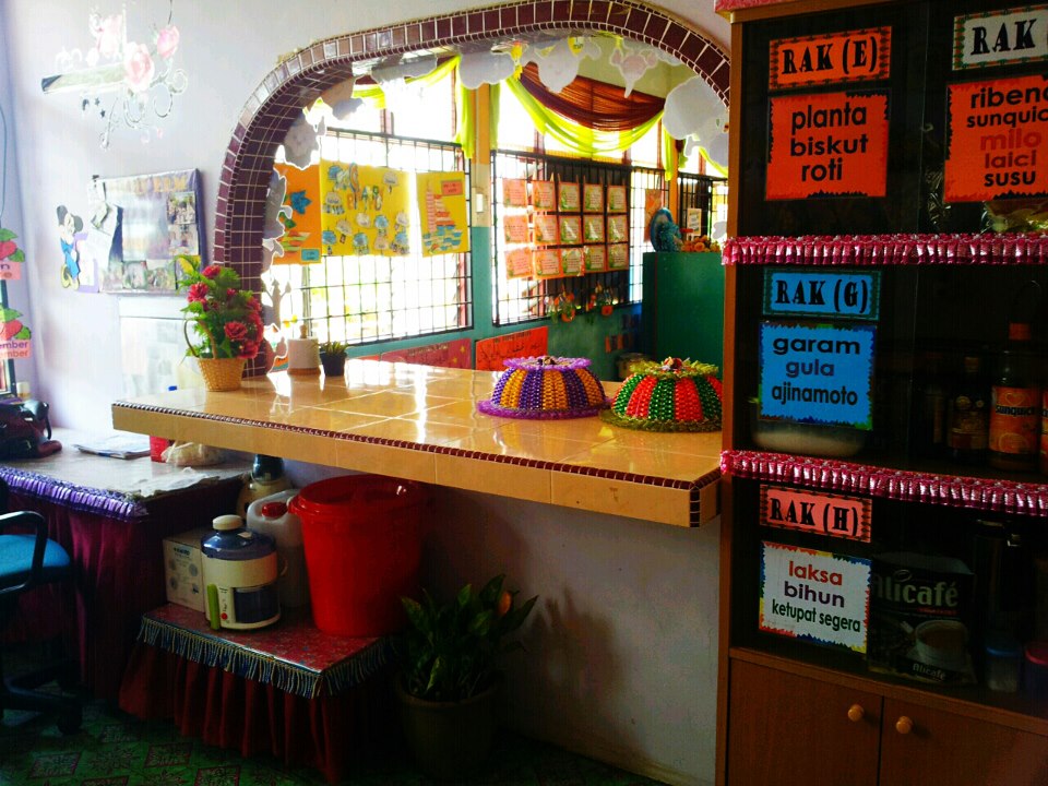 Little Kelly Kindergarten Kitaran Dalaman Tadika Bahagian Dapur