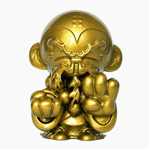 San Diego Comic-Con 2014 Exclusive Golden Pocket Monkey Kung Fu Master by Hyperactive Monkey