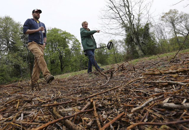 On New Jersey hillside, clues to Revolutionary War mystery On New Jersey hillside, clues to Revolutionary War mystery