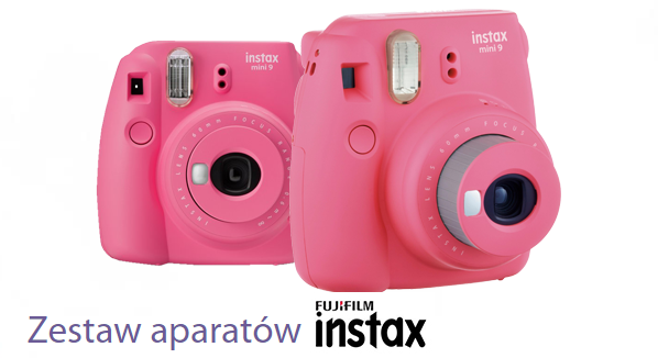 Wygraj zestaw dwóch aparatów fotograficznych Instax Mini 9 Konkurs