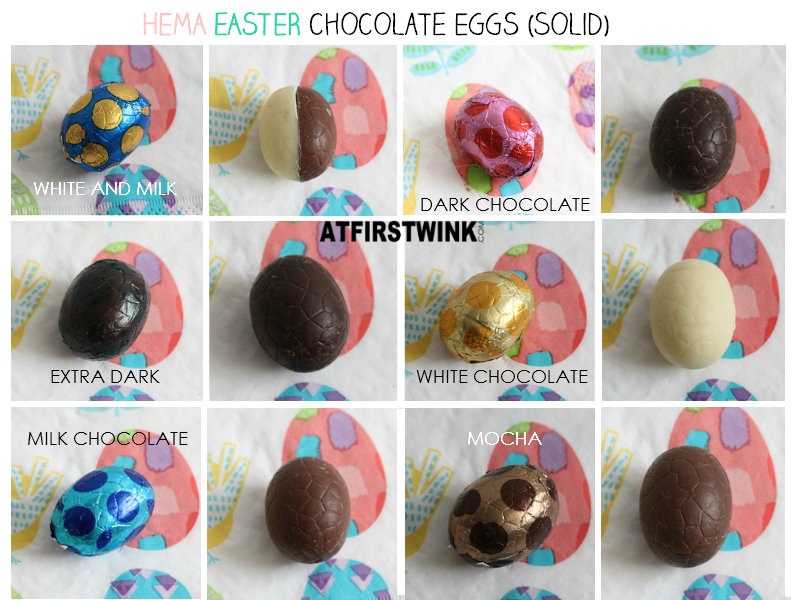 Meetbaar Ontwijken Reserveren Big HEMA Easter chocolate eggs review (15 flavors!)