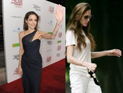 Angelina Jolie estaria com cancer e anorexia