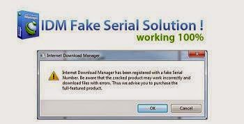 Mengatasi Error Fake Serial Number Pada IDM Terbaru