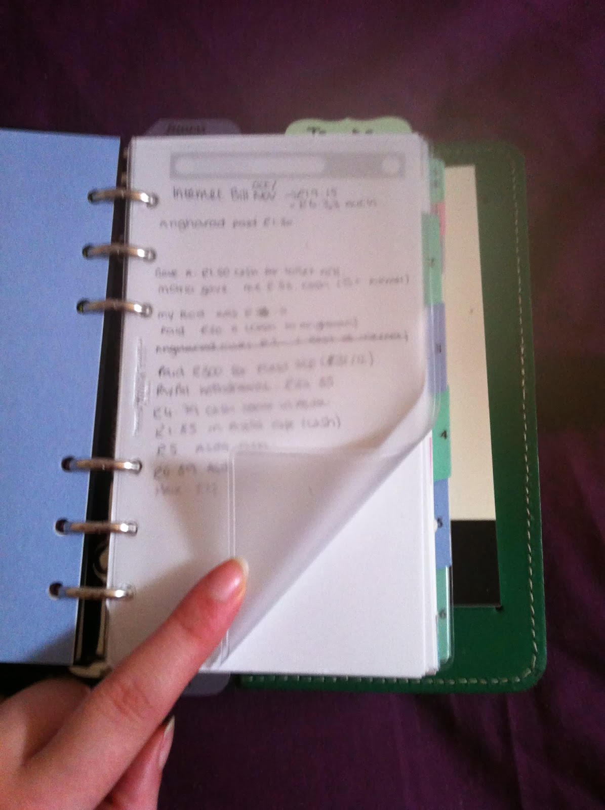 The University Project: Filofax Original Set Up
