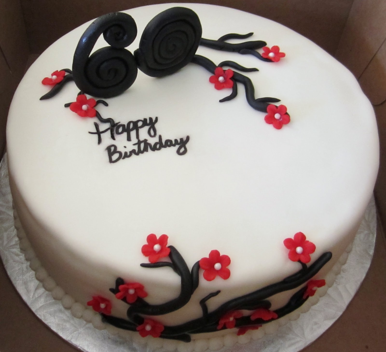 Cakes&hellip;Or Something Like That 60th Birthday Cake Red
