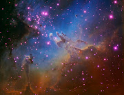 The Eagle Nebula is part of a diffuse emission nebula, .