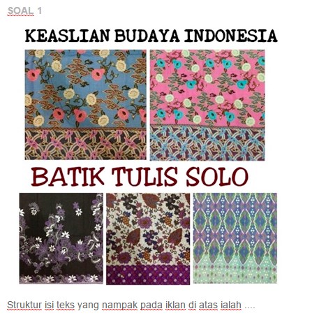 Contoh Soal Membandingkan Dua Teks Iklan - Asep Respati