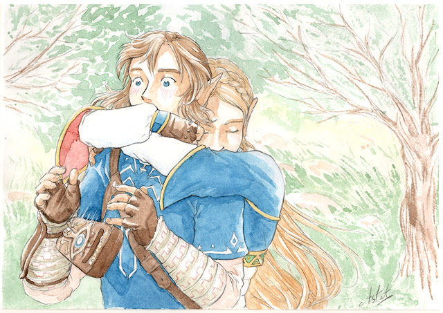 link et zelda breath of the wild link et zelda breath of the wild