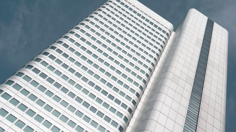 2 Silberturm Building in Frankfurt, Germany