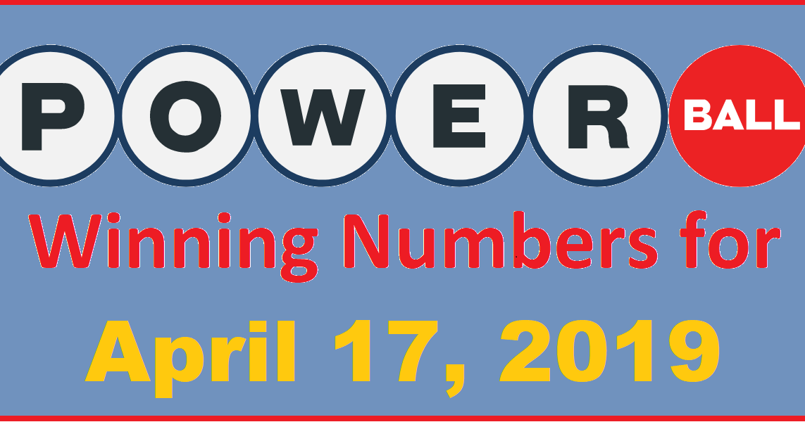 PowerBall Winning Numbers for Wednesday, April 17, 2019