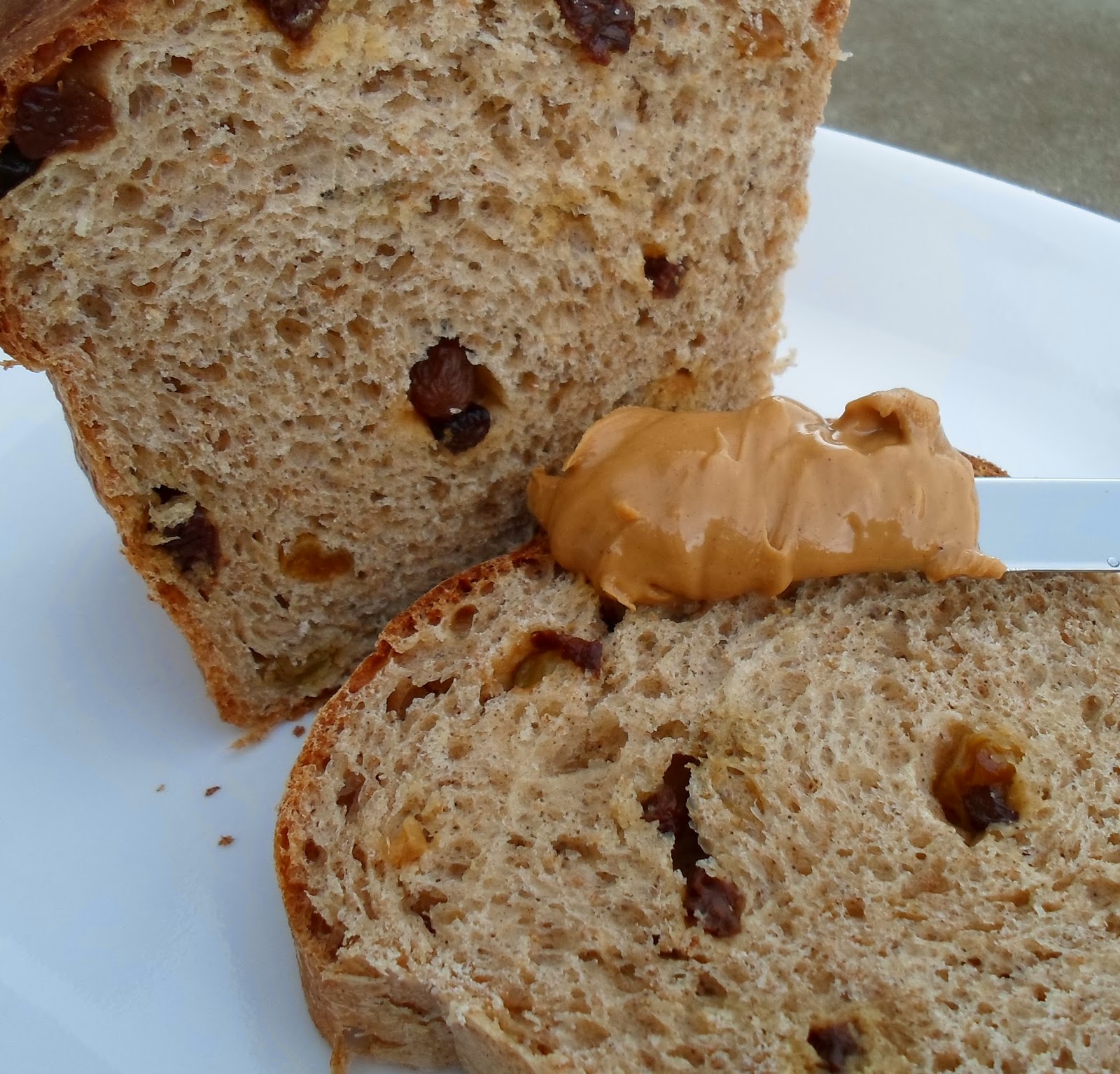 Happier Than A Pig In Mud Light Wheat Cinnamon Raisin Bread Bread