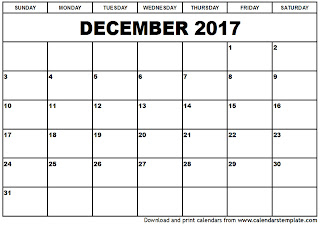 Free Printable Calendar December 2017 Free Printable Calendar December 2017