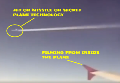 It's either a Jet using secret technology or it's a missile.