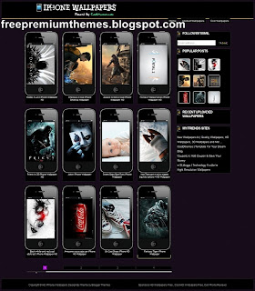 Hd Iphone Wallpapers Blogger Template Free Premium Le Hd Iphone Wallpapers Blogger Template