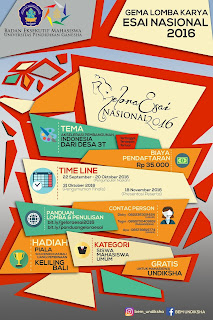 Gema Lomba Karya (GELORA) Esai Nasional 2016 Gema Lomba Karya (GELORA) Esai Nasional 2016