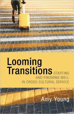 Looming Transitions {Book Review} Are you either preparing for a transition or already weathering one? In Looming Transitions: Starting and Finishing Well in Cross-Cultural Service, by Amy Young, you'll feel like a good friend is holding your hand as you ride the waves of change. Looming Transitions {Book Review} Are you either preparing for a transition or already weathering one? In Looming Transitions: Starting and Finishing Well in Cross-Cultural Service, by Amy Young, you'll feel like a good friend is holding your hand as you ride the waves of change.