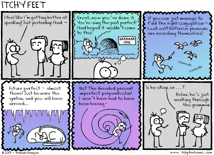 Itchy Feet: A Travel and Language Comic by Malachi Ray Rempen