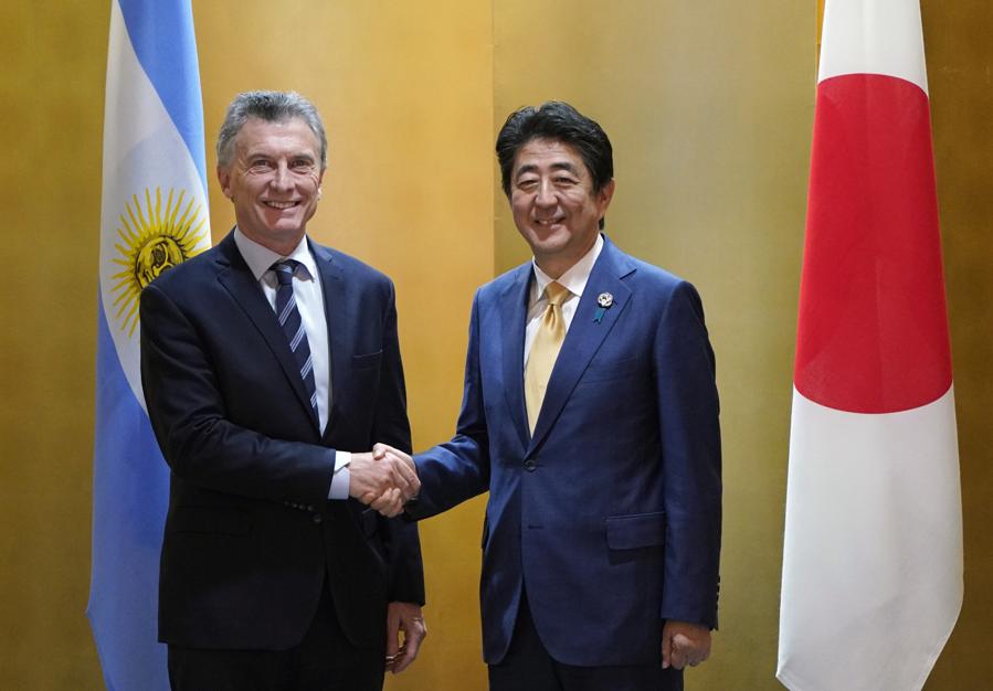 reunion Mauricio Macri y Shinzo Abe