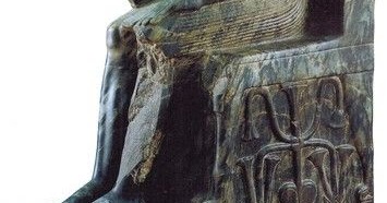 Historia del Arte Estatua sedente de Kefrén