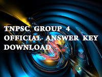 TNPSC GROUP 4 OFFICIAL ANSWER KEY DOWNLOAD | TNPSC GROUP 4 தேர்வுக்கான உத்தேச விடைக் குறிப்புகள் வெளியிடப்பட்டுள்ளன.