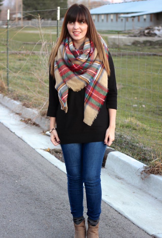 Janelle In Real Life: blanket scarf & target love.