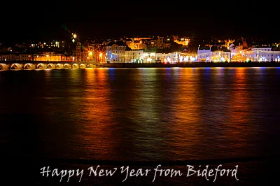 Bideford Long Bridge. New Year 2011. Photo copyright B. Adams