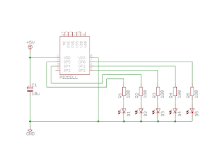 Diagrama do circuito de demonstração.