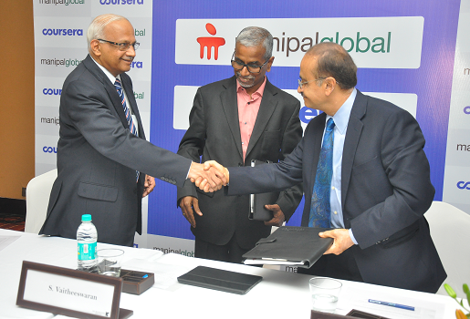 Manipal Global and Coursera enter into a Strategic Partnership Manipal Global and Coursera enter into a Strategic Partnership