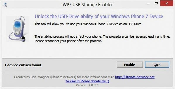 How To Enable Mass Storage Access On Windows Phone 7 