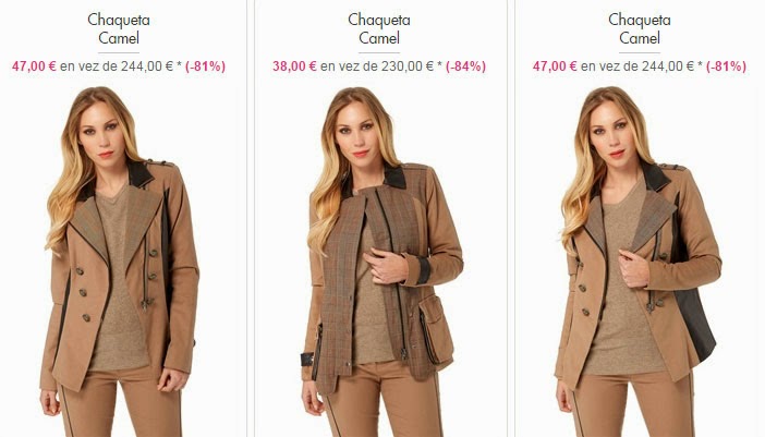 Tres chaquetas en color marrón disponibles ¡más dentro! Chaquetas marrón claro