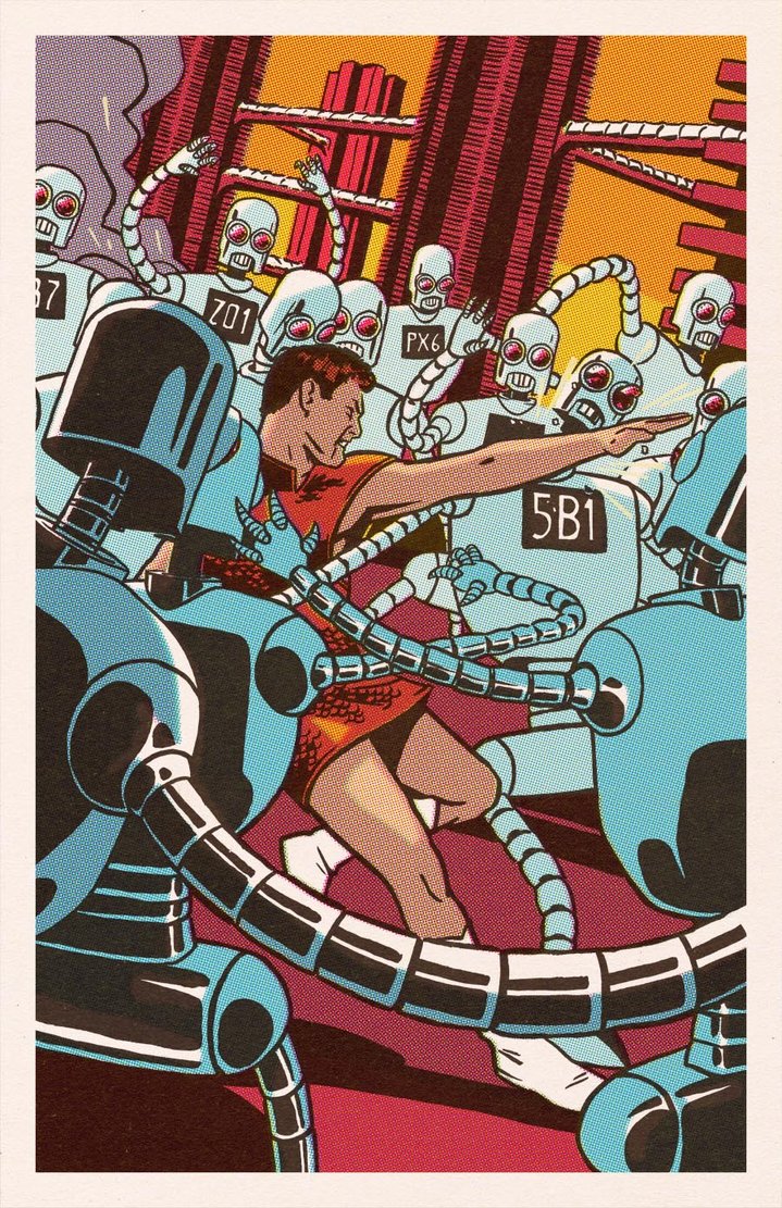 Старые комиксы про роботов. Robot comix. Комиксы про роботов. Комиксы про роботов. Robot comix.