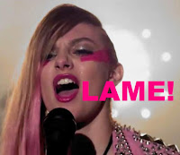 jem holograms movie singing pink lipstick hair spiked jacker leather