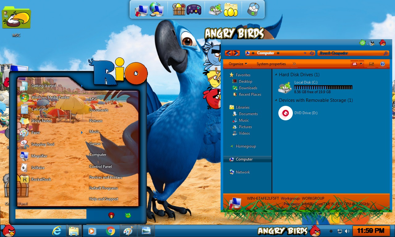 Angry Birds Rio Free Download for Windows 10 7 8/ (64 bit/32 bit)