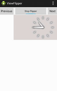 Android ViewFlipper auto flip