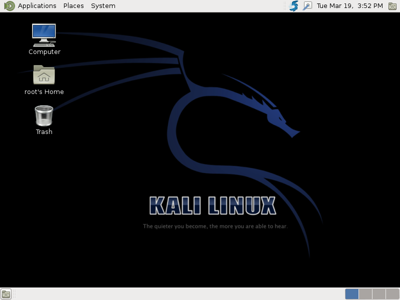 kali linux live boot