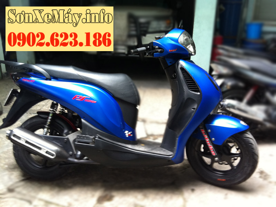 Honda PS sơn màu nhám xanh GP cực đẹp