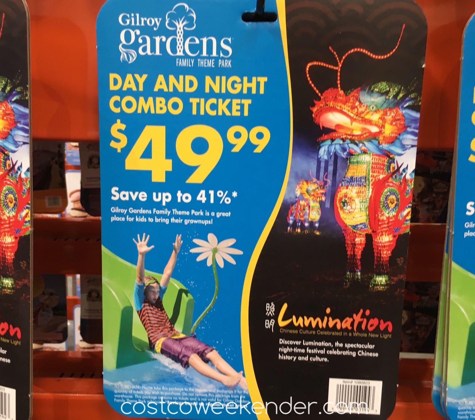 Gilroy Gardens Lumination Day And Night Combo Ticket 2016