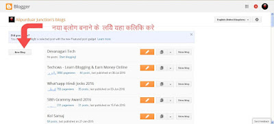 Blogger pe Blog  kaise banaye hindi