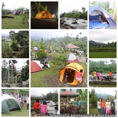 Berkemah di Alam Terbuka Desa Sikabau