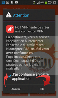 تطبيق hot vpn لتشغيل الانترنت مجانا على هاتفك 