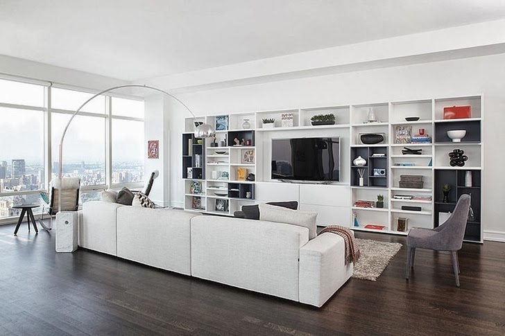 Modern Apartment Design By Tara Benet New York Architectural Living Room In Modern Apartment By Tara Benet New York