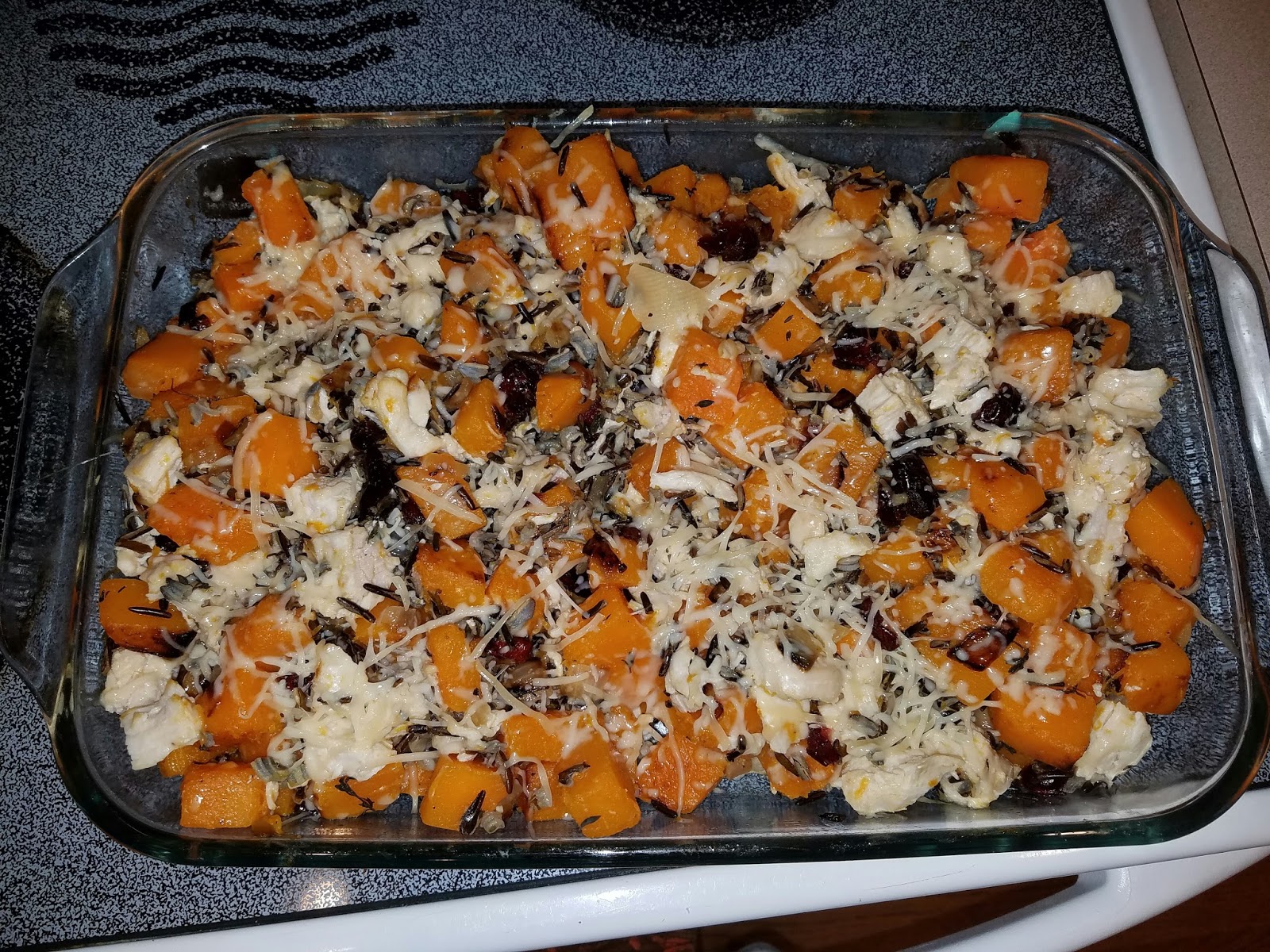 Something Yummy for your Tummy!! Chicken, Wild Rice & Butternut Squash