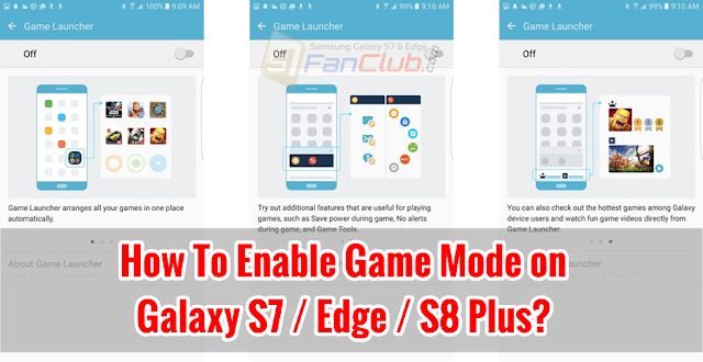 How to Enable Galaxy S7 Game Launcher & Tools From Settings App?