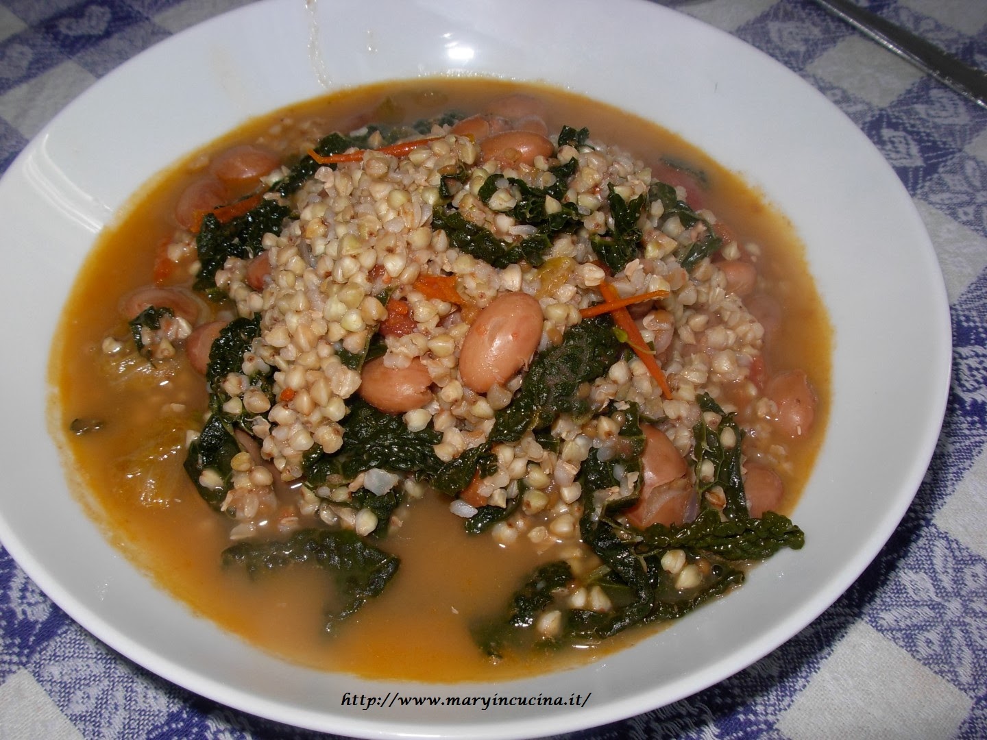 grano saraceno in zuppa toscana